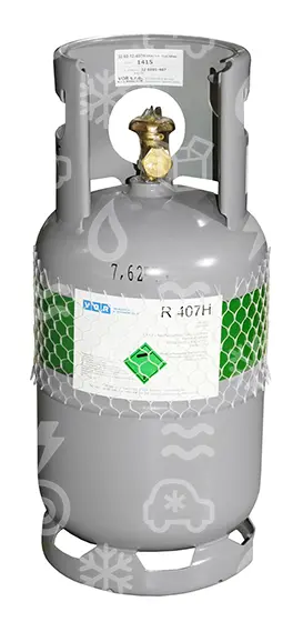 chladivo R407H 10 kg + VRATNÁ láhev 32 60-12-407H samostatná pol.